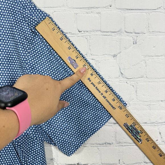 Johnny-O Golf Polo Shirt Mens Large Blue Performance Preppy Style Casual Top - Picture 10 of 10